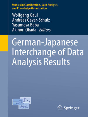 cover image of German-Japanese Interchange of Data Analysis Results